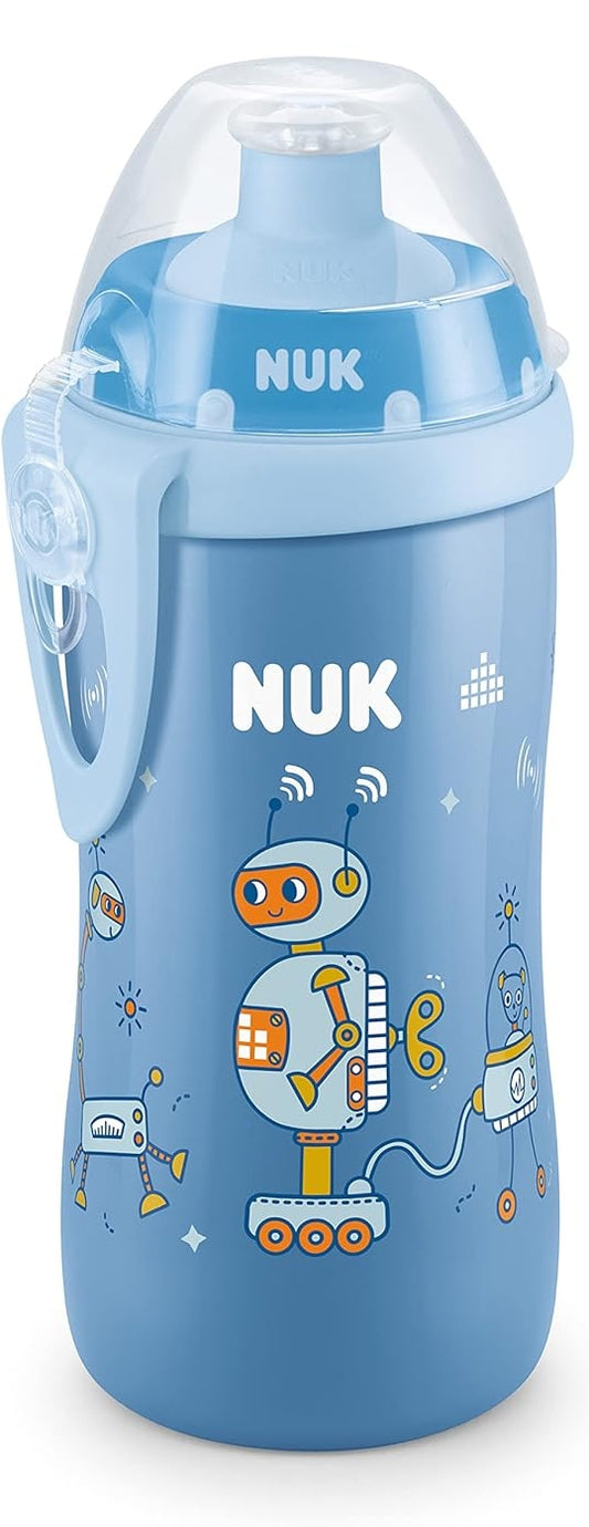 NUK Junior Cup fľaša 18 m+ náustok push-pull 300 ml