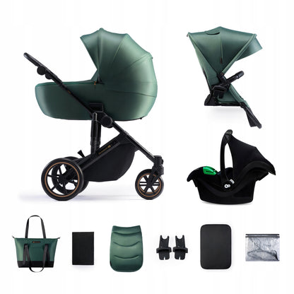 KINDERKRAFT PRIME2 PRO 3v1 multifunkčný kočík do 22kg + autosedačka MINK PRO