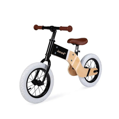 JANOD Bikloon Deluxe drevené odrážadlo 12" sedlo 40-46 cm
