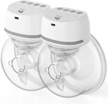 BELLABABY bezdrôtová elektrická mušľová odsávačka mlieka x2