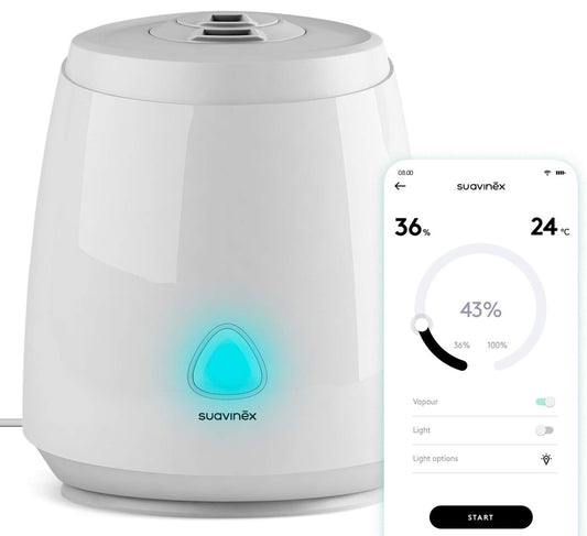SUAVINEX Care ultrazvukový zvlhčovač s aplikáciou