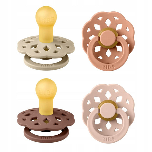 BIBS BOHEME smoczki uspokajające 4pack 0-6msc