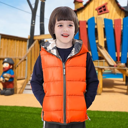 PREŠÍVANÁ VESTA S KAPUCŇOU 90 9-12 mes.