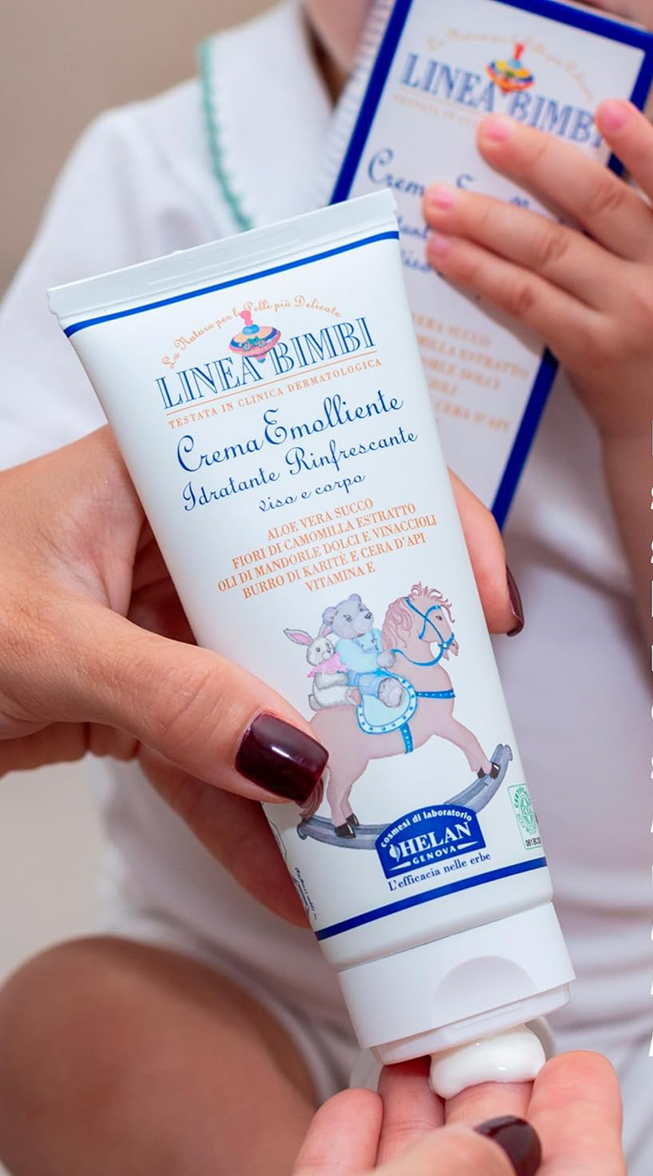 HELAN Linea Bimbi hydratačný a ochranný krém na telo a tvár dieťaťa 100 ml