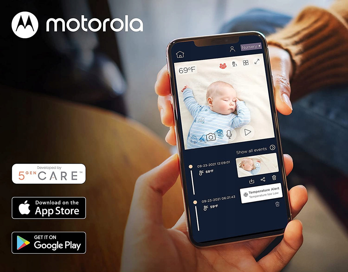 MOTOROLA VM65X Connect 5'' baby monitor + mast