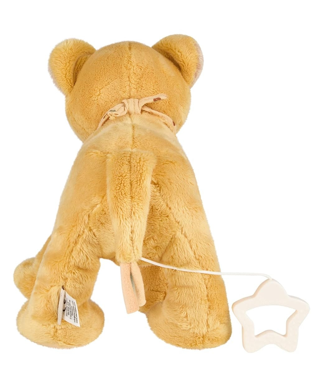 STERNTALER Leo Lion musical comforter with "Sandman" music box, 24 cm