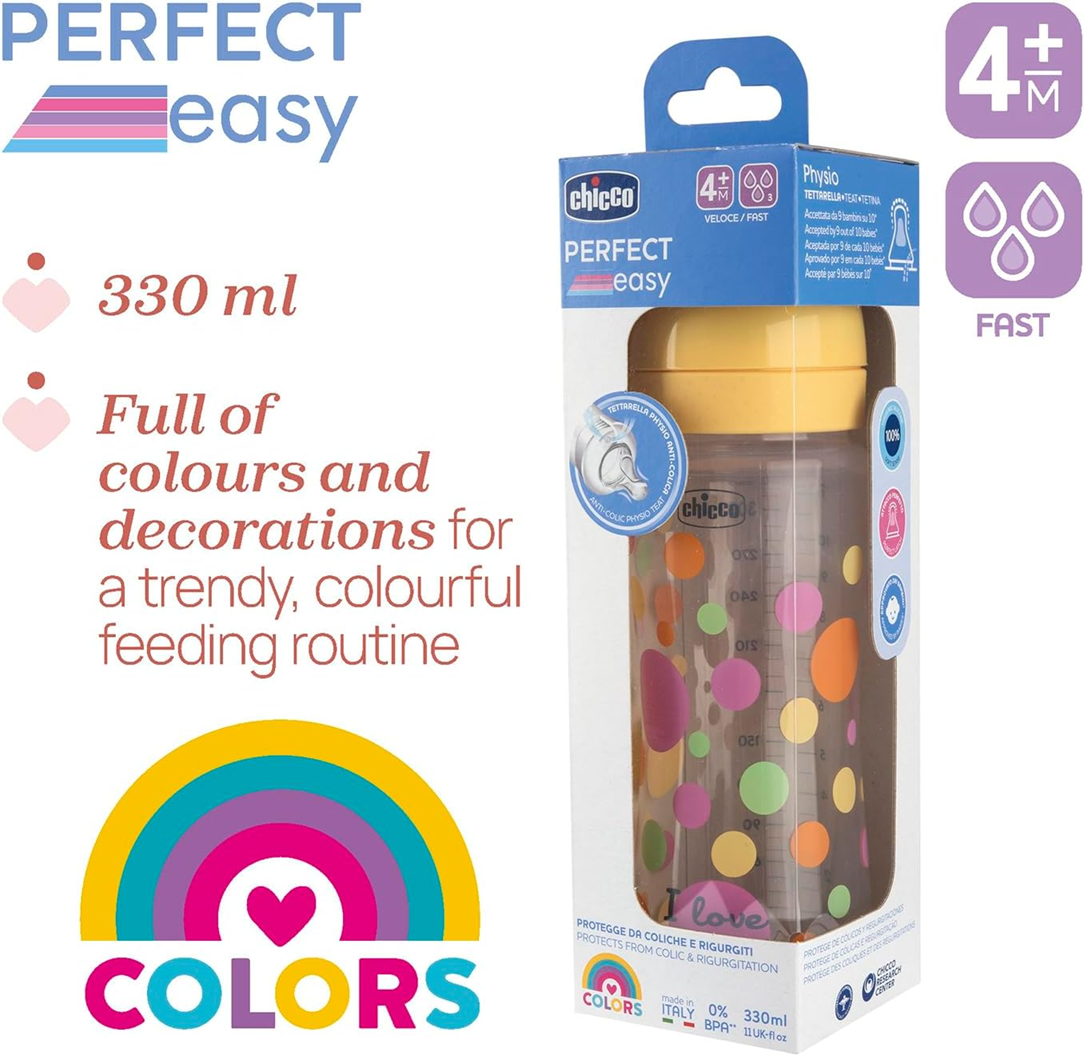 CHICCO fľaša Perfect Easy 4m+ 300ml