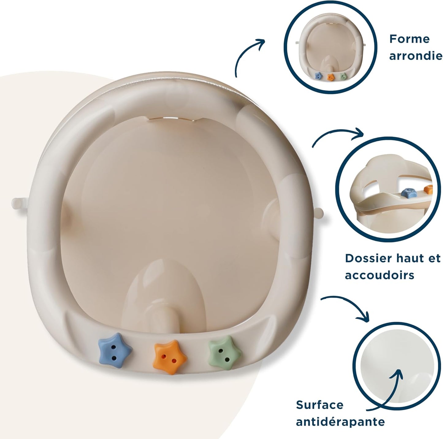 THERMOBABY krzesełko do kąpieli 6m+