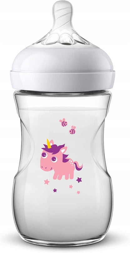 PHILIPS AVENT Natural fľaša 260 ml cumlík 1m+