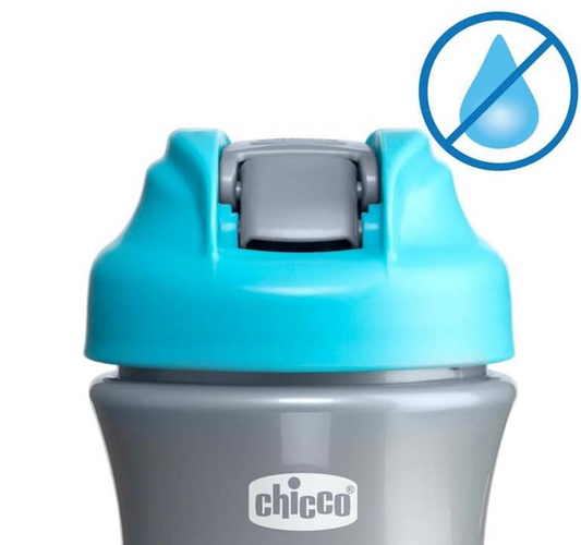 CHICCO Pop-up Cup hrnček s náustkem a brčkem 350 ml 2 roky+