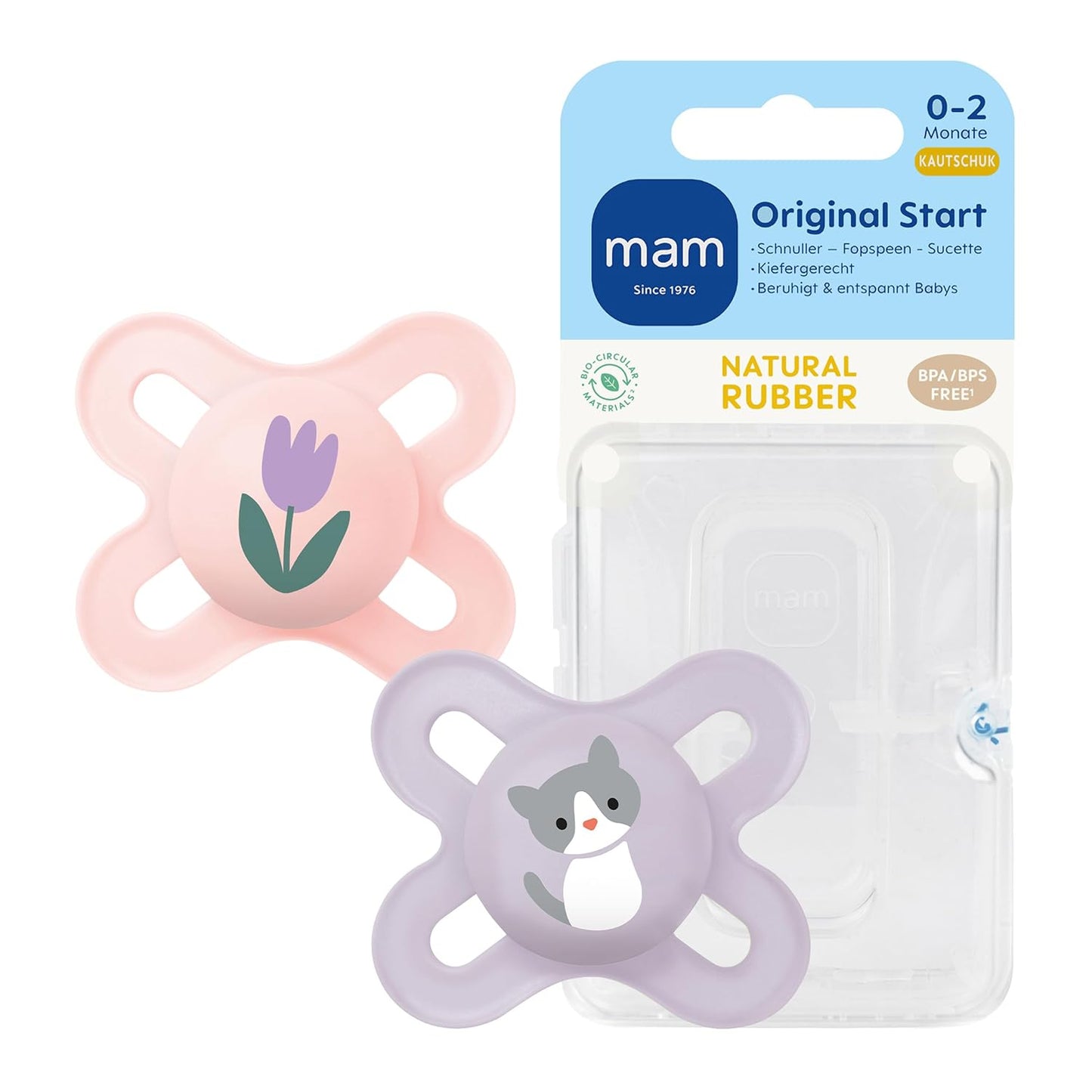 MAM Original Start suzetă de calmare din latex x4 0-2 luni