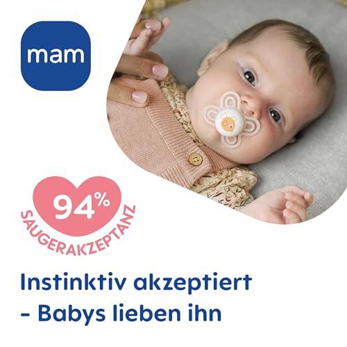 MAM Perfect Day & Night silikónový cumlík 0-6 m x4 SVETELNÉ