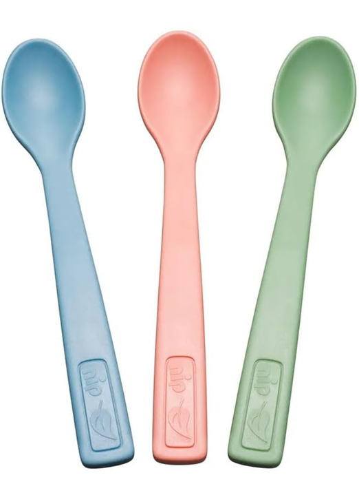 NIP Eat Green súprava lyžičiek 3 kusy 14 cm 4 mesiace+