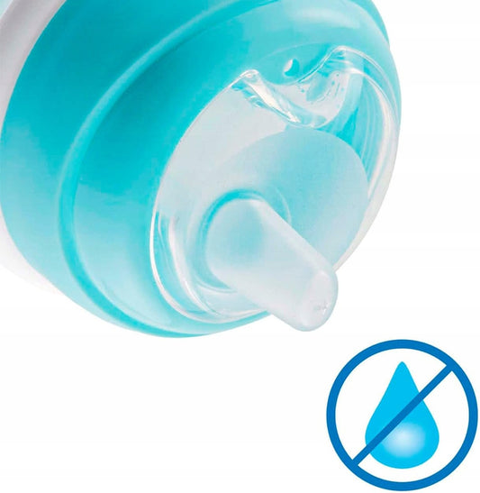 CHICCO Transition Cup tazza antigoccia con beccuccio e manici 200 ml 4 m+
