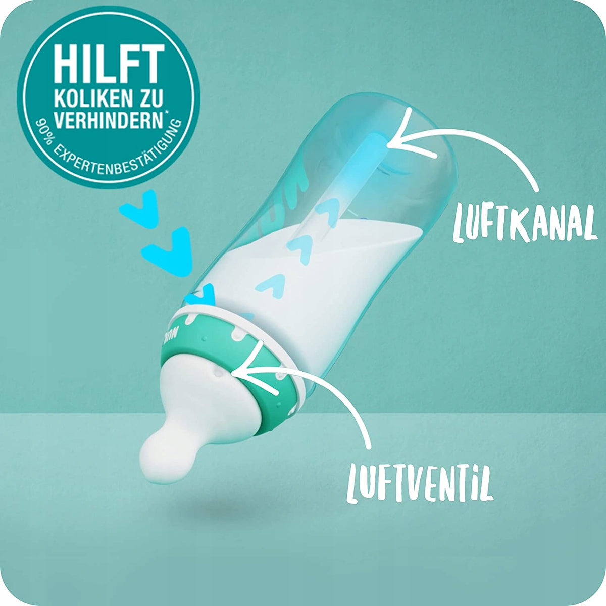 NUK ANTI-COLIC Professional fľaše 3x 300 ml 0-6