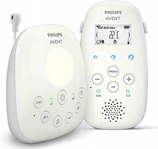 PHILIPS AVENT SCD713/26 ψηφιακός βρεφικός ενδοεπικοινωνιακός ήχος DECT Smart ECO