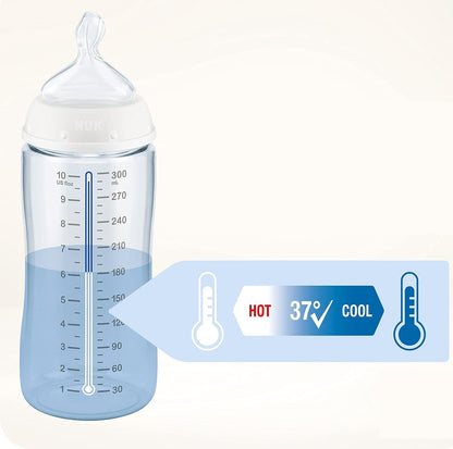 NUK First Choice+ fľaša 300 ml cumlík M stredný prietok 0-6 m SRDIEČKA