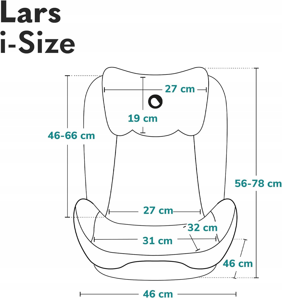LIONELO Lars i-Size autosedačka skupiny 2 a 3