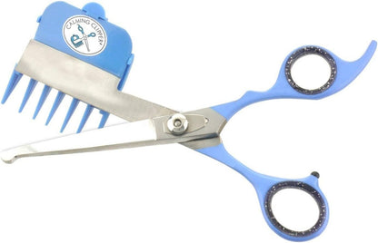 CALMING CLIPPER nožnice na vlasy + 9 vodiacich hrebeňov a pláštenka