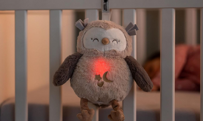TOMMEE TIPPEE Sova Ollie Deluxe plyšová hračka lampička zvuky