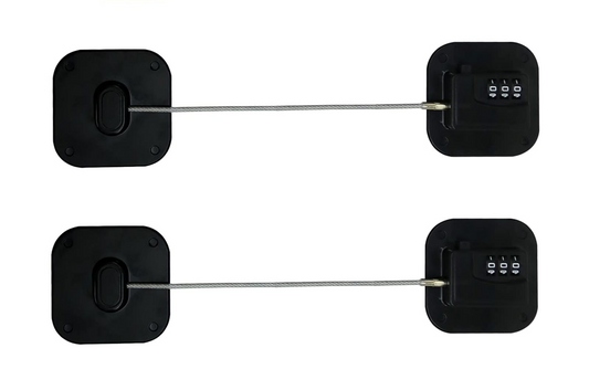 CHILD SAFETY LOCK Zahlenschloss für Schränke und Schubladen 2 Stück