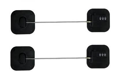 CHILD SAFETY LOCK Zámok na skrinky a zásuvky s číselným kódom, 2 kusy
