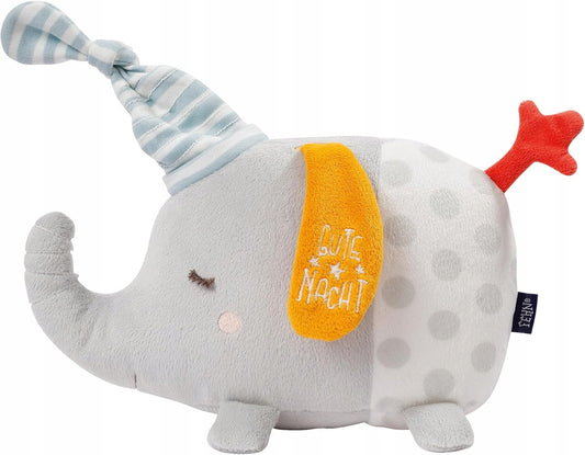 FEHN peluche con luce notturna 4 colori e ricamo luminoso ELEFANTE