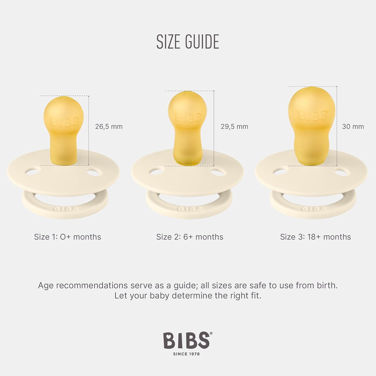 BIBS COLOUR cumlíky 2pack kaučuk 0-6 msc