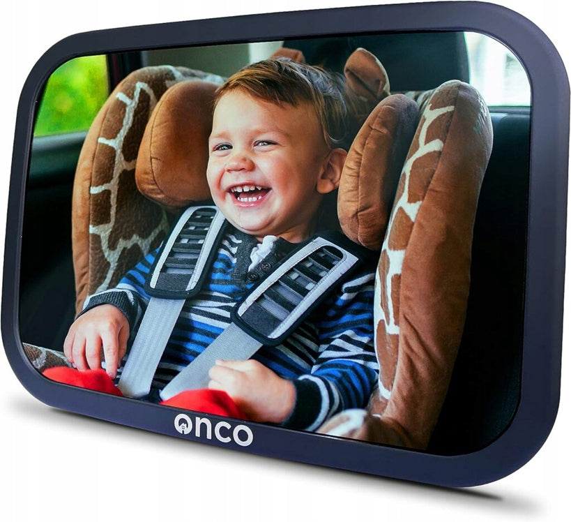 ONCO Baby Car MirrorBaby observation mirrorcolour blackoverall width 17.5 cm, height 24.5 cmwidth of mirror