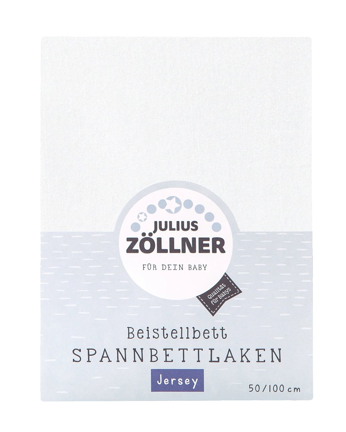 Julius Zöllner biela napínacia plachta jersey 50x100 cm