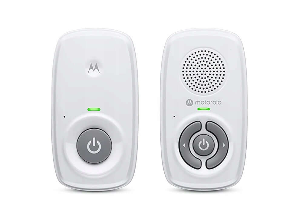 MOTOROLA MBP21 cyfrowa niania elektroniczna DECT 2, biała, zestaw z nadajnikiem i odbiornikiem