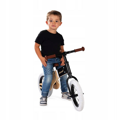 JANOD Bikloon Deluxe drevené odrážadlo 12" sedlo 40-46 cm