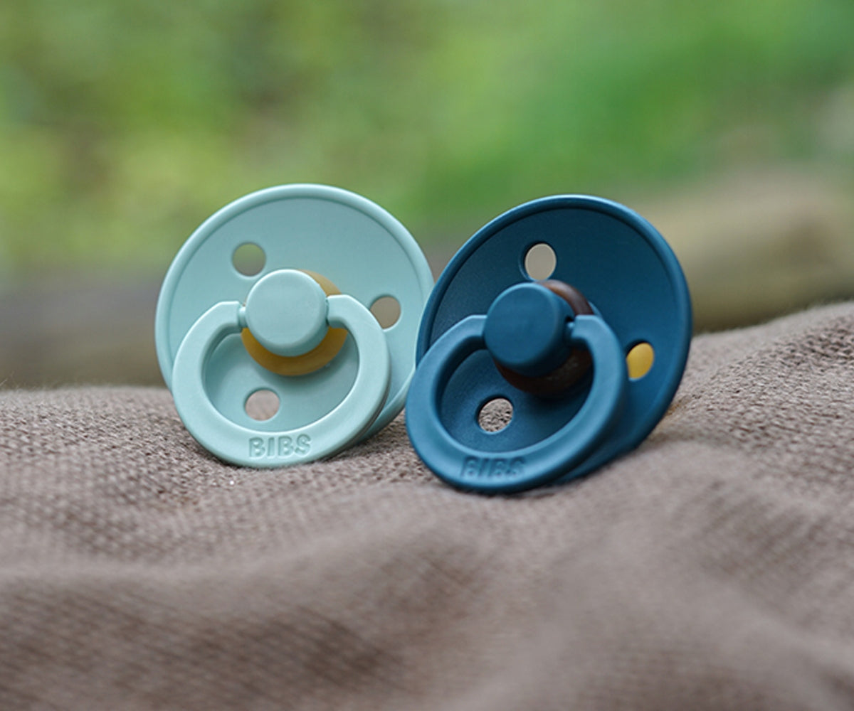 BIBS COLOUR upokojujúce cumlíky 2-pack kaučukové 6 mes.+