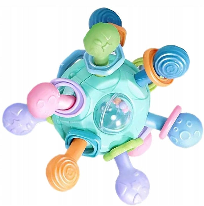 VORENUS Spinning Ball senzorická loptička a hryzadlo 11 cm