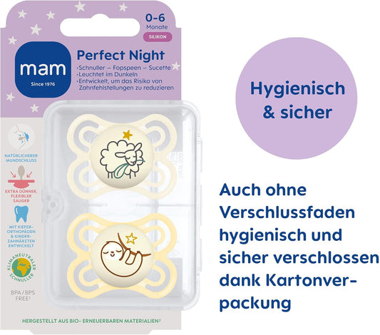 MAM PERFECT NIGHT cumlík x2 0 – 6 m + box