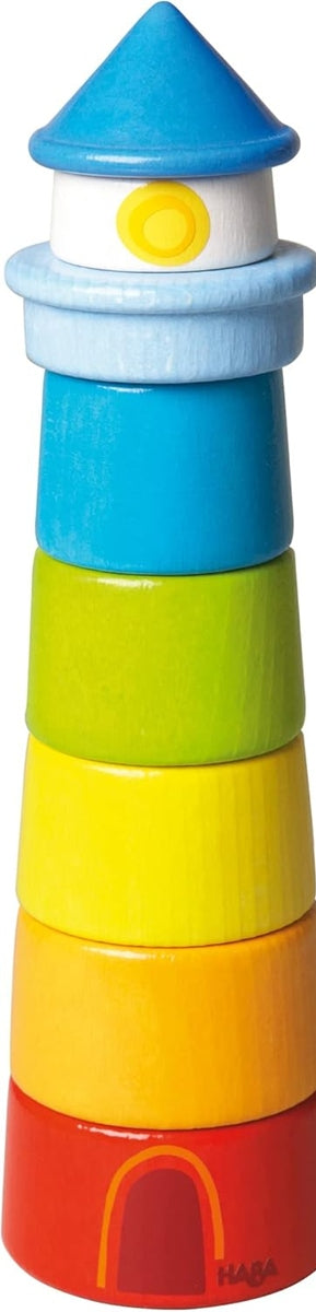 HABA drevené kocky Maják 7 dielov 21 cm