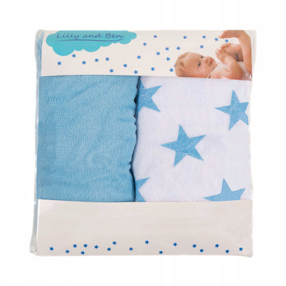 LILLY AND BEN 2 x terry changing mat cover