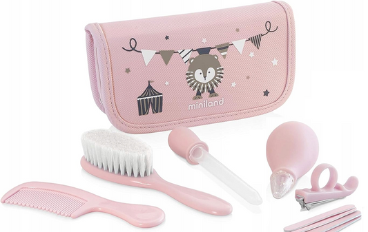 MINILANDbaby care setcolour pinkNewly opened condition, in perfect condition, replacement packaging available
