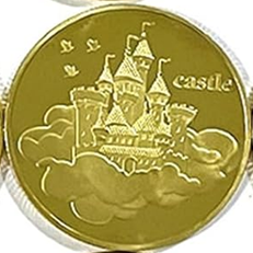 BRADOC Zúbková víla pozlátená kovová minca pod vankúš 4 cm ZÁMOK