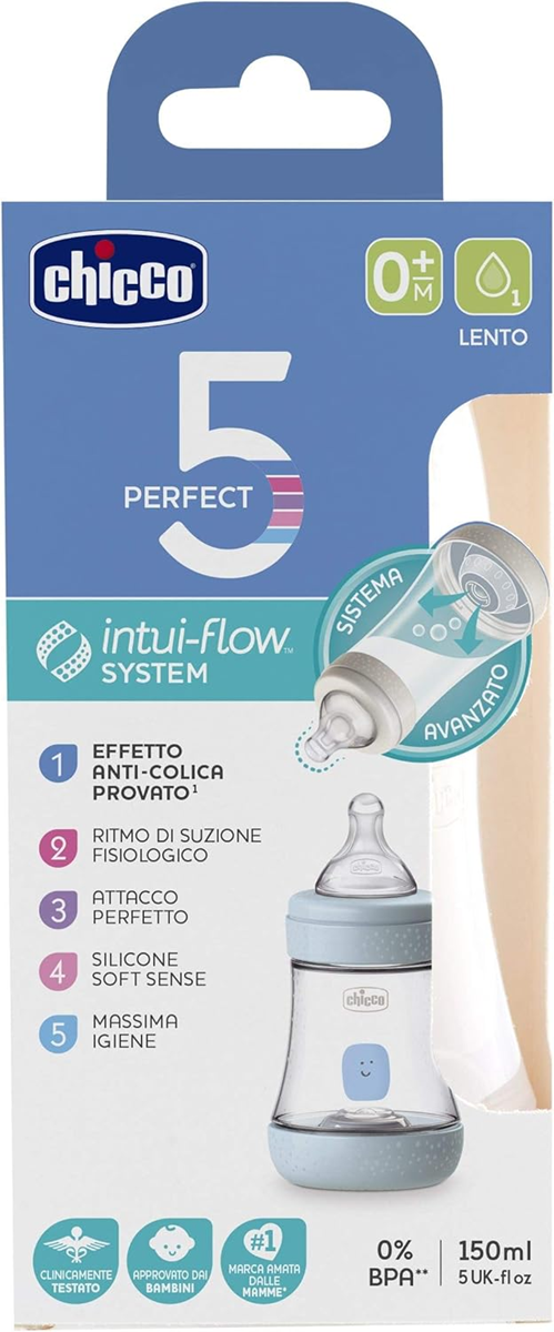 CHICCO fľaša Perfect5 0m+ 150ml