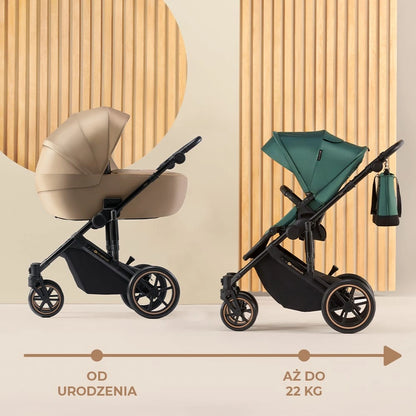 KINDERKRAFT PRIME2 PRO 3v1 multifunkčný kočík do 22kg + autosedačka MINK PRO