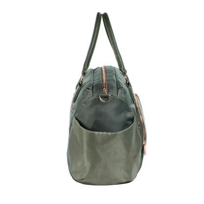 LASSIG Gold Label Avenue OLIWKOWA torba na pieluchy z przewijakiem, oliwkowa, sportowo-elegancka