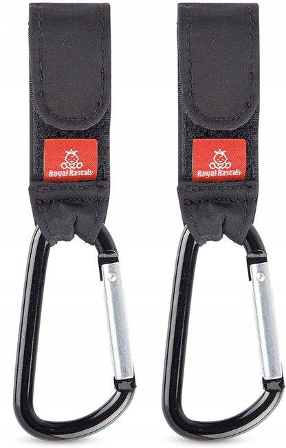 ROYAL RASCALShandles for attaching the bag to the frame of the pramcolour black and redwidth 5 cm, length 14