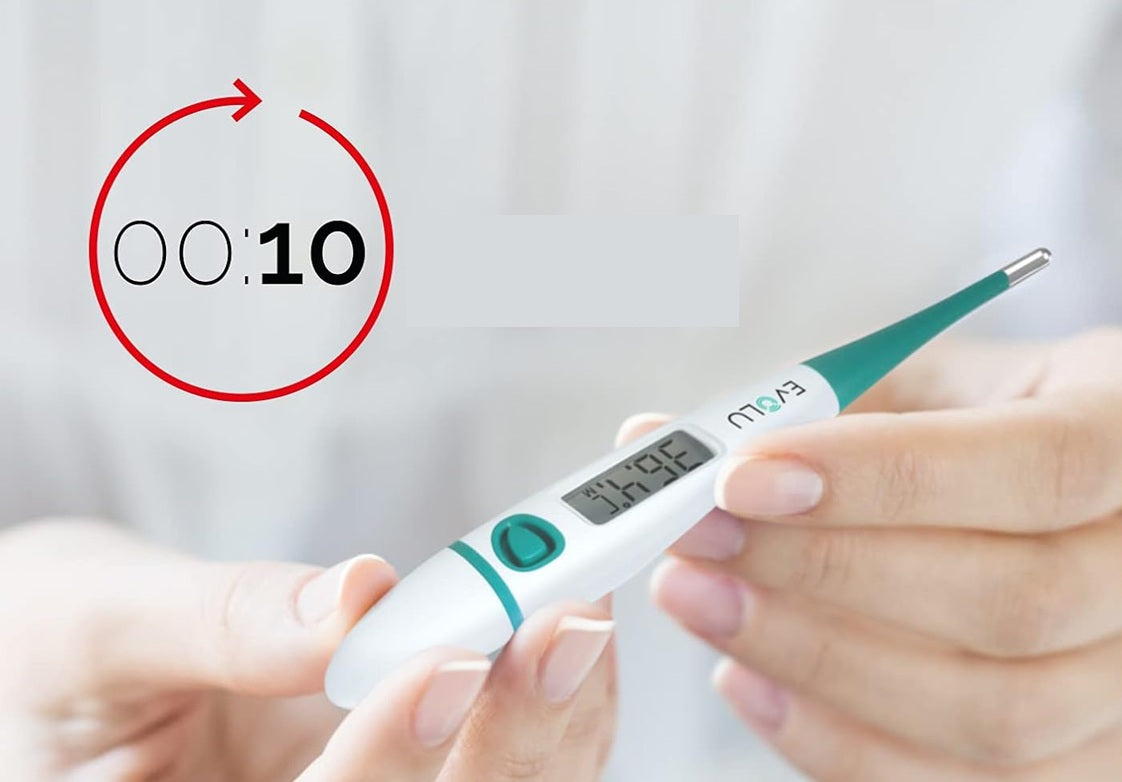 EVOLU DMT-4318 digitálny teplomer s flexibilnou špičkou + puzdro, 10 sekúnd