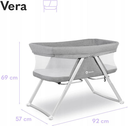 LIONELO VERA 3 v 1 skladacia cestovná postieľka do 9kg