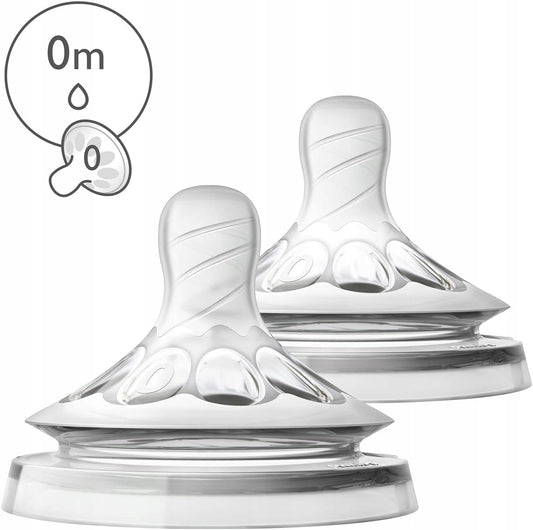 PHILIPS AVENT Natural tettarelle per biberon 0 mesi x2