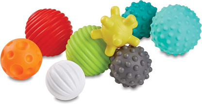INFANTINO Senso Balls, Blocks & Buddies silikónové hračky 20 prvkov