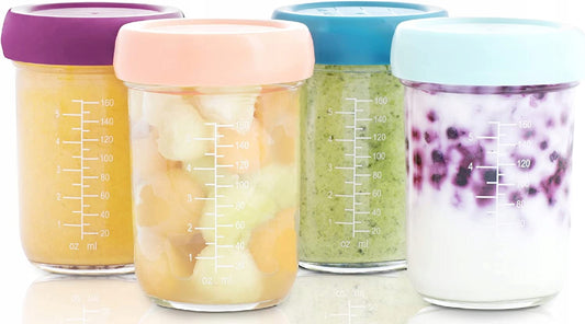 BABYMOOV Babybols recipiente din sticlă 4x220ml
