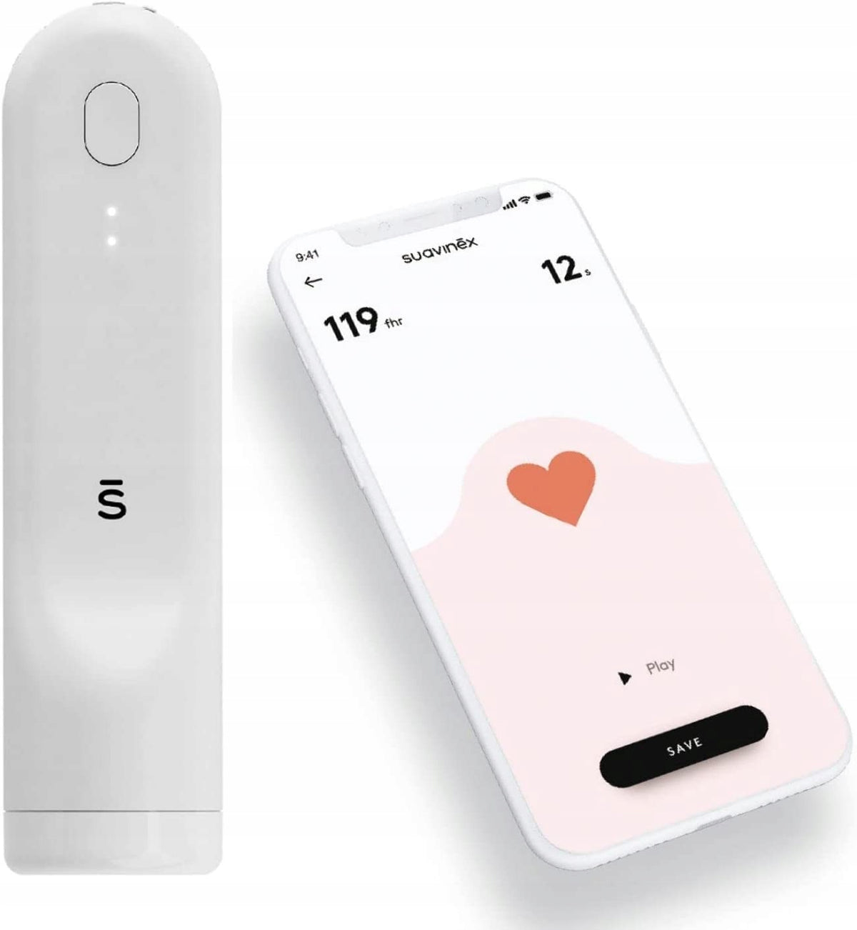 SUAVINEX detektor srdcového tepu plodu BLUETOOTH