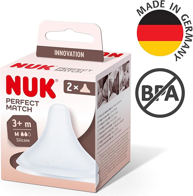 NUK Perfect Match cumlík M so stredným prietokom 3 m+